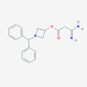 1-Benzhydrylazetidin-3-yl 3-amino-3-iminopropanoate