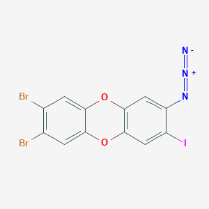 2-Azido-3-iodo-7,8-dibromodibenzo-1,4-dioxin