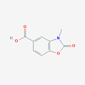 molecular formula C9H7NO4 B177879 3-Methyl-2-oxo-2,3-dihydro-benzooxazole-5-carboxylic acid CAS No. 154780-52-6