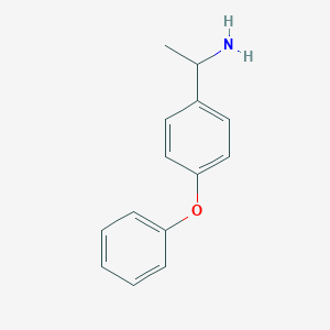 molecular formula C14H15NO B177903 1-(4-Phenoxyphenyl)ethan-1-amine CAS No. 102077-19-0