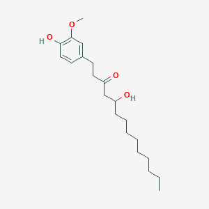 5-Hydroxy-1-(4-hydroxy-3-methoxyphenyl)tetradecan-3-one