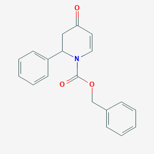 benzyl 4-oxo-2-phenyl-3,4-dihydropyridine-1(2H)-carboxylate