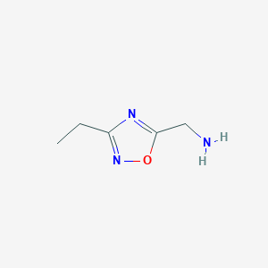 (3-Ethyl-1,2,4-oxadiazol-5-yl)methanamine