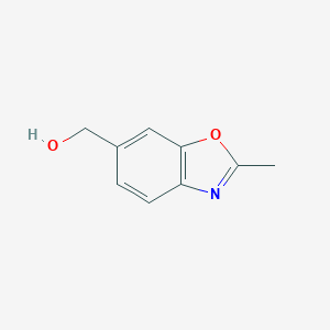molecular formula C9H9NO2 B177936 (2-Methylbenzo[d]oxazol-6-yl)methanol CAS No. 136663-40-6