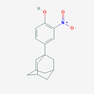 molecular formula C16H19NO3 B177950 4-(1-Adamantyl)-2-nitrophenol CAS No. 1459-49-0