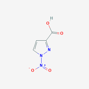 molecular formula C4H3N3O4 B177959 1-nitropyrazole-3-carboxylic Acid CAS No. 198348-92-4