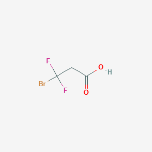 molecular formula C3H3BrF2O2 B177983 3-Bromo-3,3-difluoropropanoic acid CAS No. 130312-65-1