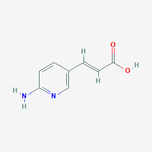 (E)-3-(6-Aminopyridin-3-yl)acrylic acid
