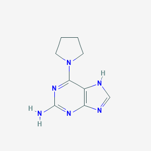 6-(Pyrrolidin-1-yl)-9H-purin-2-amine