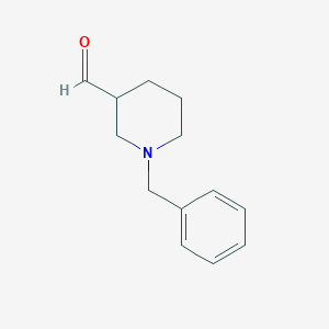 molecular formula C13H17NO B178009 1-Benzylpiperidine-3-carbaldehyde CAS No. 145022-00-0