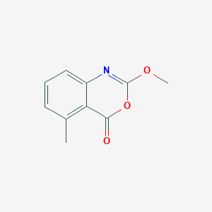 molecular formula C10H9NO3 B178023 2-Methoxy-5-methyl-4H-3,1-benzoxazin-4-one CAS No. 123101-62-2