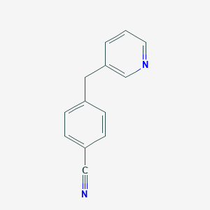 molecular formula C13H10N2 B178034 4-(Pyridin-3-ylmethyl)benzonitrile CAS No. 112809-49-1
