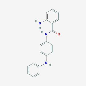 2-amino-N-(4-anilinophenyl)benzamide