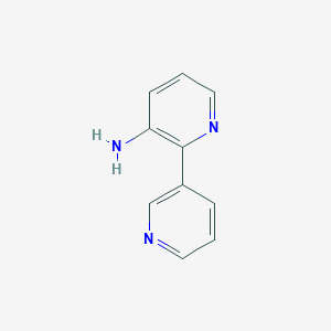 molecular formula C10H9N3 B178066 2-(Pyridin-3-yl)pyridin-3-amine CAS No. 170808-76-1