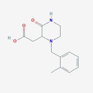 2-[1-(2-Methylbenzyl)-3-oxo-2-piperazinyl]-acetic acid