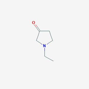 molecular formula C6H11NO B178088 1-Ethylpyrrolidin-3-one CAS No. 102153-86-6