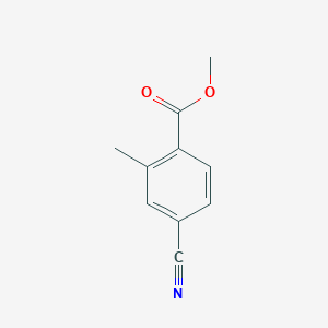 molecular formula C10H9NO2 B178129 Methyl 4-cyano-2-methylbenzoate CAS No. 103261-67-2