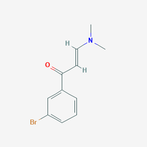 molecular formula C11H12BrNO B178131 1-(3-Bromophenyl)-3-(dimethylamino)prop-2-en-1-one CAS No. 1203648-40-1