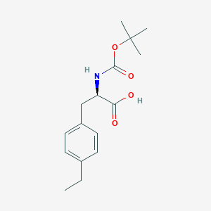 (R)-2-(Tert-butoxycarbonylamino)-3-(4-ethylphenyl)propanoic acid