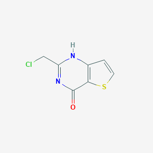 molecular formula C7H5ClN2OS B178149 2-(chloromethyl)thieno[3,2-d]pyrimidin-4(3H)-one CAS No. 147005-91-2