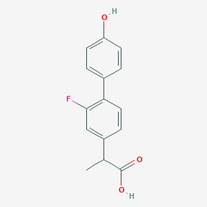 molecular formula C15H13FO3 B017815 4'-Hydroxyflurbiprofen CAS No. 52807-12-2