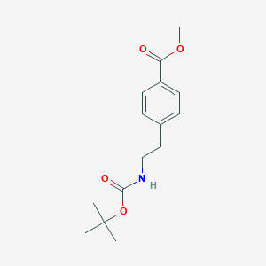 Methyl 4-(2-((tert-butoxycarbonyl)amino)ethyl)benzoate