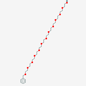 molecular formula C31H56O13 B178179 Benzyl-PEG12-alcohol CAS No. 1201808-31-2