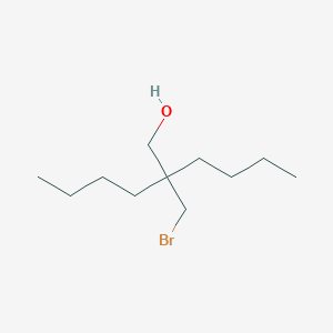molecular formula C11H23BrO B178181 2-(Bromomethyl)-2-butylhexan-1-ol CAS No. 174747-95-6