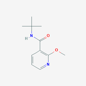 molecular formula C11H16N2O2 B178205 N-T-Butyl-2-methoxynicotinamide CAS No. 144084-35-5