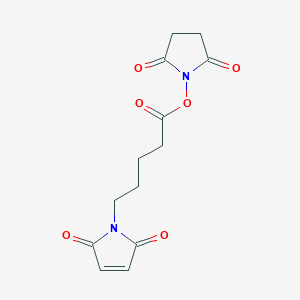 molecular formula C13H14N2O6 B178212 2,5-dioxopyrrolidin-1-yl 5-(2,5-dioxo-2,5-dihydro-1H-pyrrol-1-yl)pentanoate CAS No. 103750-03-4