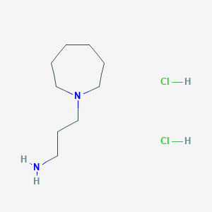 molecular formula C9H22Cl2N2 B178217 1-(3-Amino-propyl)-homopiperidine Dihydrochloride CAS No. 118979-65-0