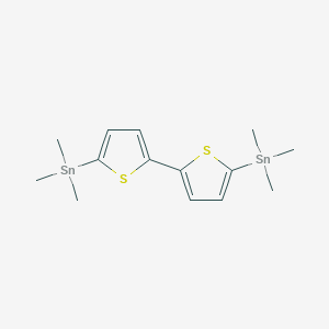 molecular formula C14H22S2Sn2 B178220 5,5'-双(三甲基锡基)-2,2'-联噻吩 CAS No. 143367-56-0