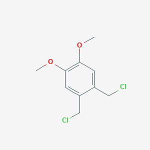 molecular formula C10H12Cl2O2 B178223 1,2-Bis(chloromethyl)-4,5-dimethoxybenzene CAS No. 1134-52-7