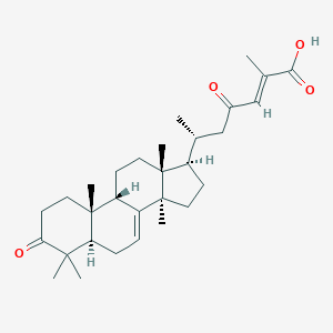 (E,6R)-2-Methyl-4-oxo-6-[(5R,9S,10R,13R,14R,17R)-4,4,10,13,14-pentamethyl-3-oxo-1,2,5,6,9,11,12,15,16,17-decahydrocyclopenta[a]phenanthren-17-yl]hept-2-enoic acid