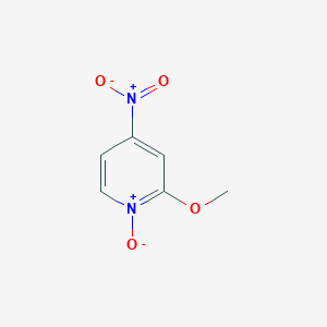 molecular formula C6H6N2O4 B178244 2-Methoxy-4-nitropyridine-n-oxide CAS No. 14395-39-2