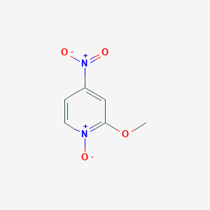 molecular formula C6H6N2O4 B178244 2-Methoxy-4-nitropyridine 1-oxide CAS No. 14395-39-2
