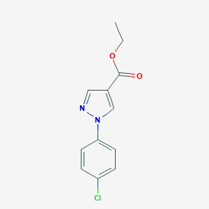 B178246 Ethyl 1-(4-chlorophenyl)-1H-pyrazole-4-carboxylate CAS No. 110821-33-5