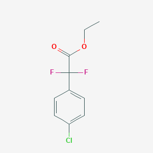molecular formula C10H9ClF2O2 B178256 Ethyl 2-(4-Chlorophenyl)-2,2-difluoroacetate CAS No. 130754-19-7