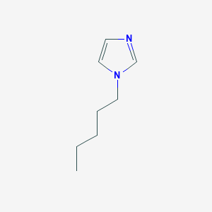 molecular formula C8H14N2 B178258 1-pentylimidazole CAS No. 19768-54-8