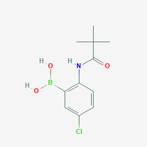 5-Chloro-2-(pivaloylamino)phenylboronic acid