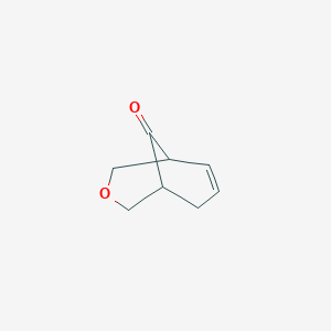 molecular formula C8H10O2 B178276 3-Oxabicyclo[3.3.1]non-6-en-9-one CAS No. 132280-15-0