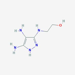 2-((3,4-Diamino-1H-pyrazol-5-yl)amino)ethanol