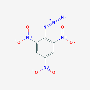 molecular formula C6H2N6O6 B178293 2-Azido-1,3,5-trinitrobenzene CAS No. 1600-31-3