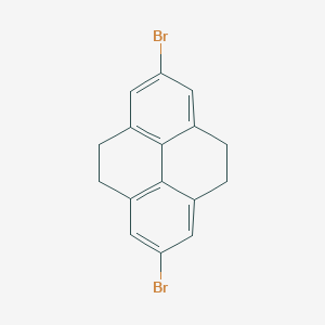 molecular formula C16H12Br2 B178296 2,7-Dibromo-4,5,9,10-tetrahydropyrene CAS No. 17533-36-7