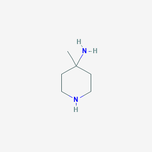 molecular formula C6H14N2 B178300 4-Methylpiperidin-4-amine CAS No. 196614-16-1