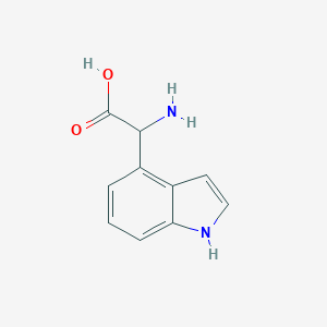 molecular formula C10H10N2O2 B178309 2-Amino-2-(1H-indol-4-yl)acetic acid CAS No. 108763-36-6