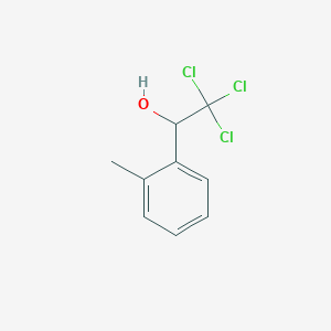 molecular formula C9H9Cl3O B178326 2,2,2-Trichloro-1-(2-methylphenyl)ethanol CAS No. 17936-74-2
