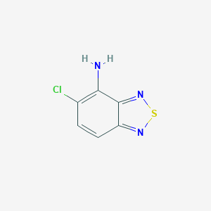 molecular formula C6H4ClN3S B017833 4-Amino-5-chloro-2,1,3-benzothiadiazole CAS No. 30536-19-7