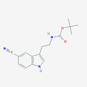 tert-Butyl (2-(5-cyano-1H-indol-3-yl)ethyl)carbamate