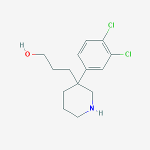 3-(3-(3,4-Dichlorophenyl)piperidin-3-YL)propan-1-OL